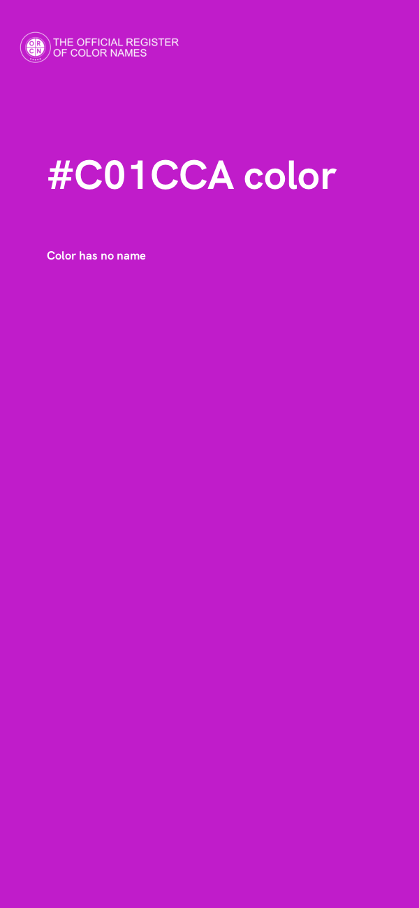 #C01CCA color image