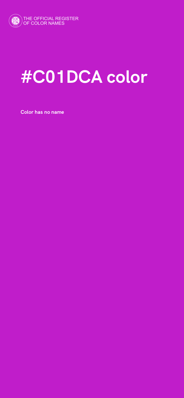 #C01DCA color image