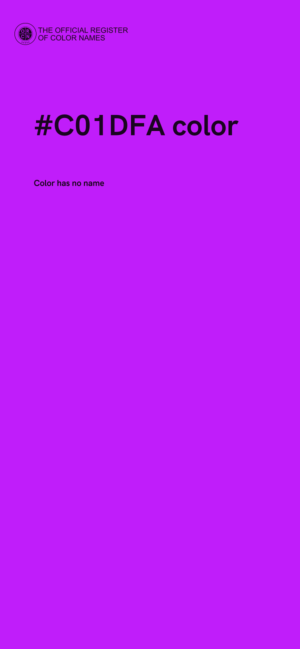 #C01DFA color image