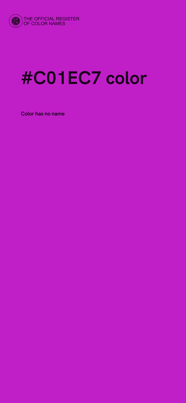 #C01EC7 color image