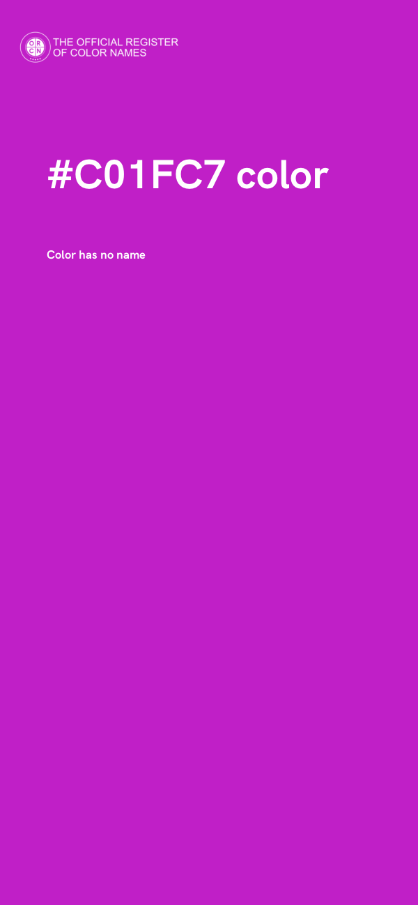 #C01FC7 color image