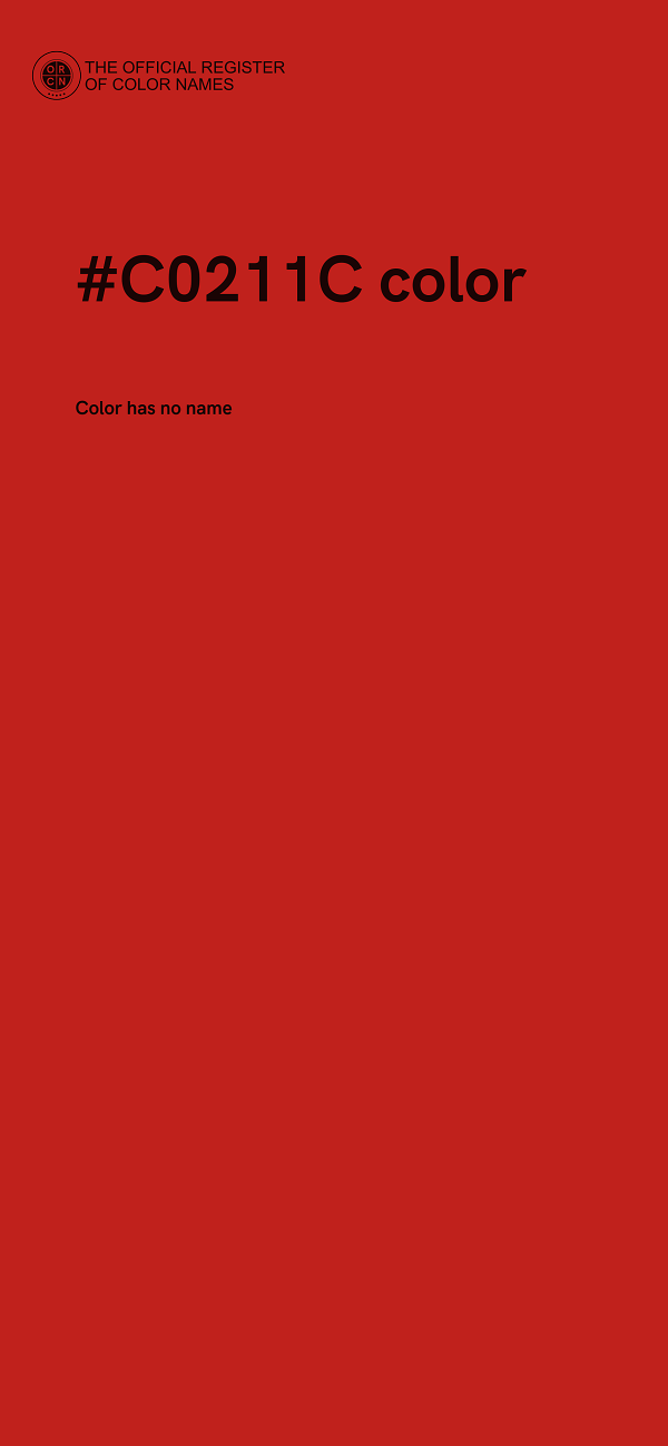#C0211C color image