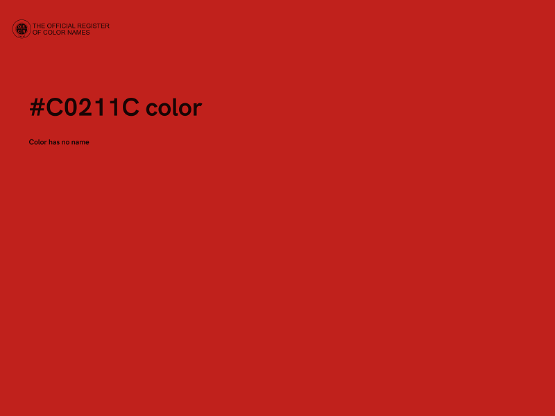 #C0211C color image