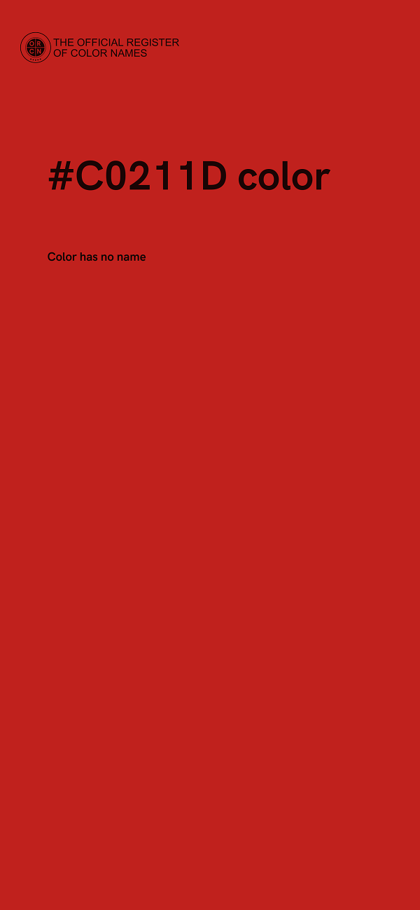 #C0211D color image