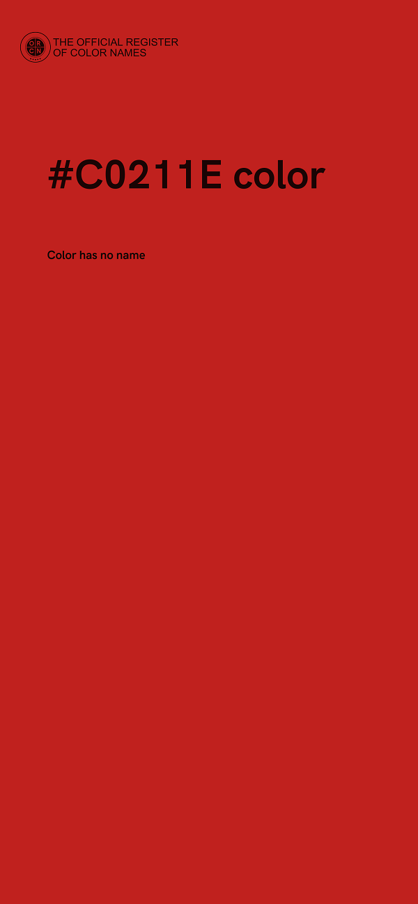 #C0211E color image