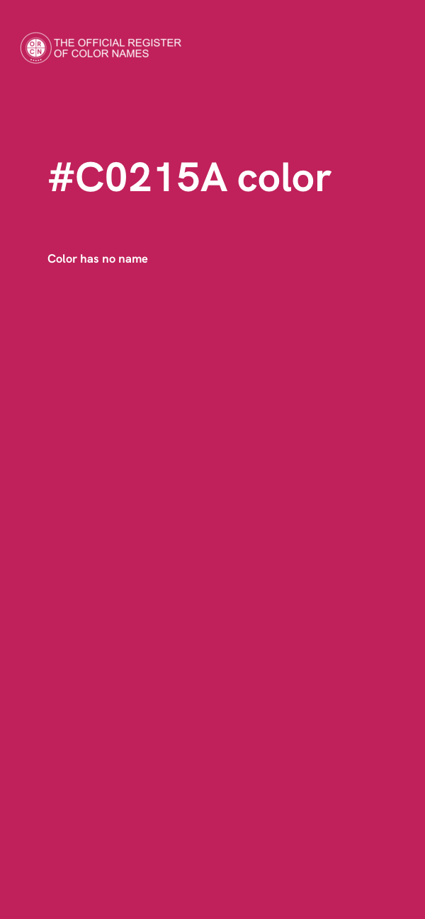 #C0215A color image