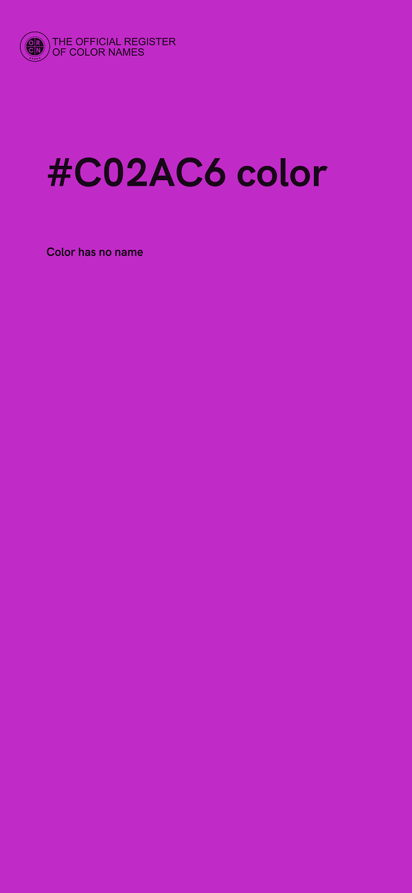 #C02AC6 color image