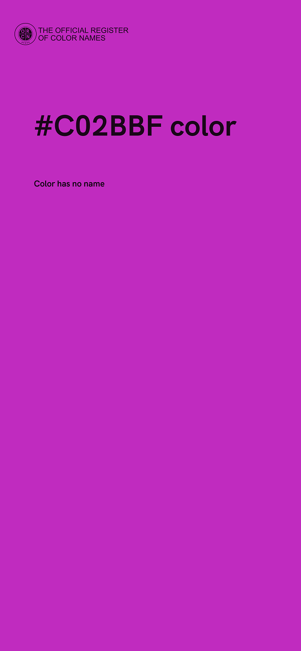 #C02BBF color image