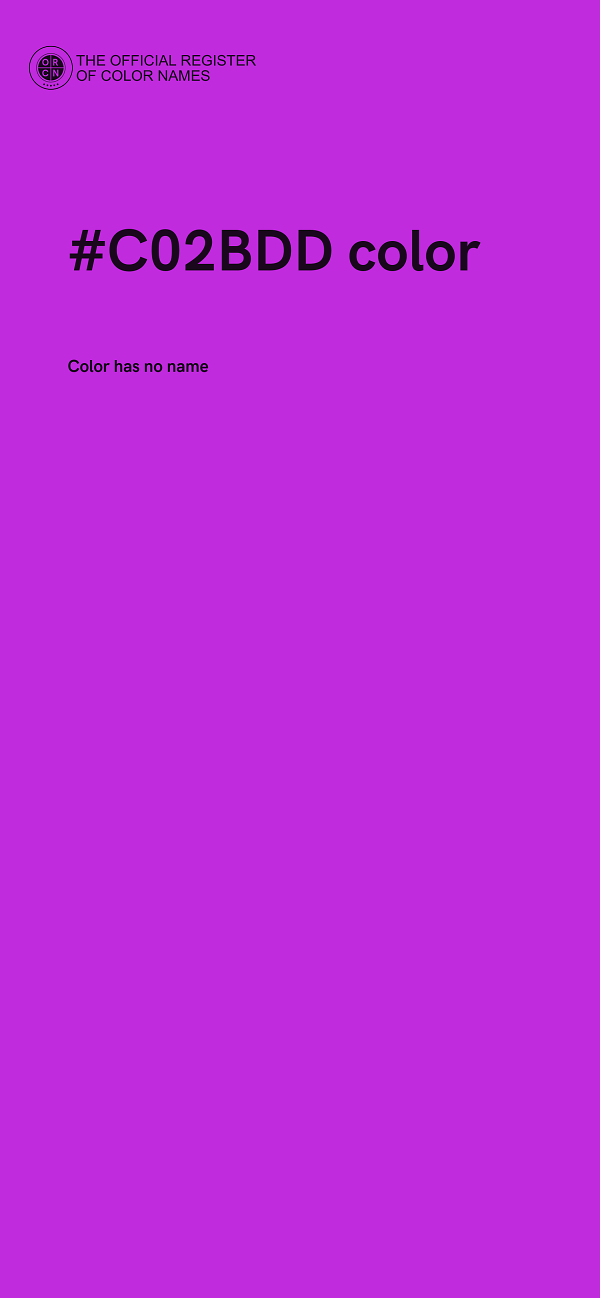 #C02BDD color image