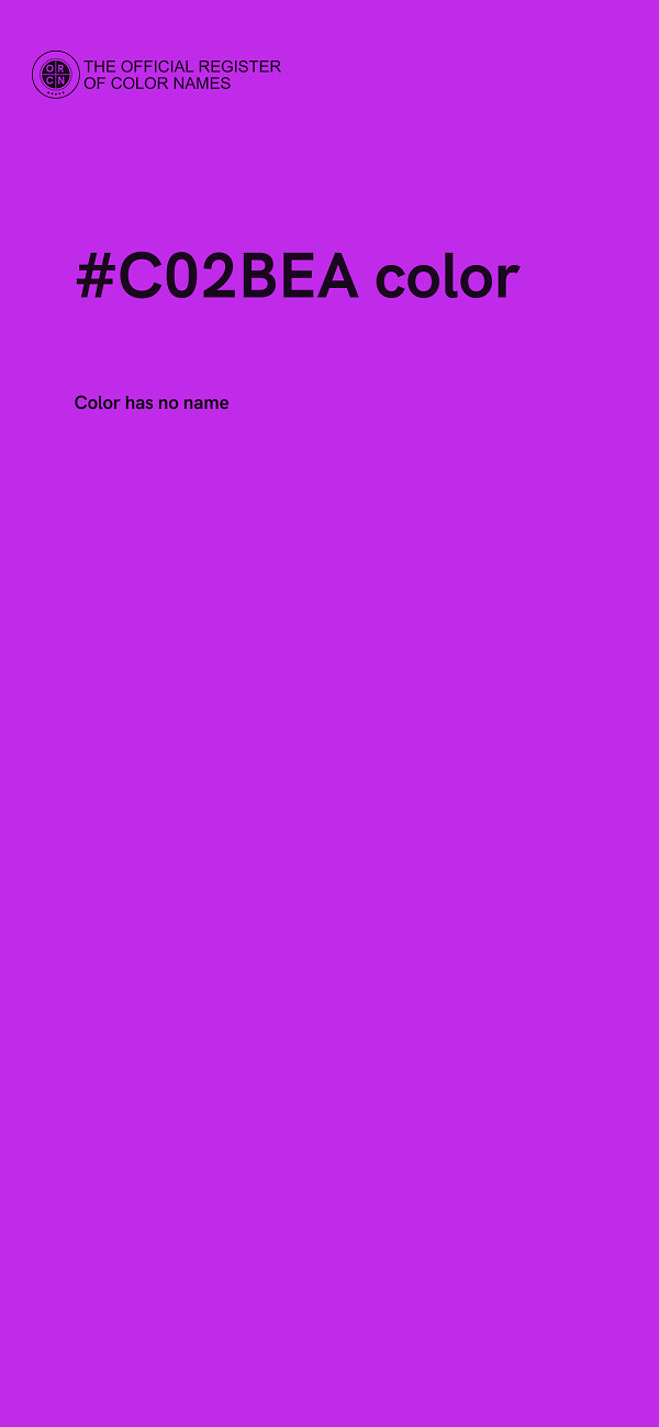 #C02BEA color image