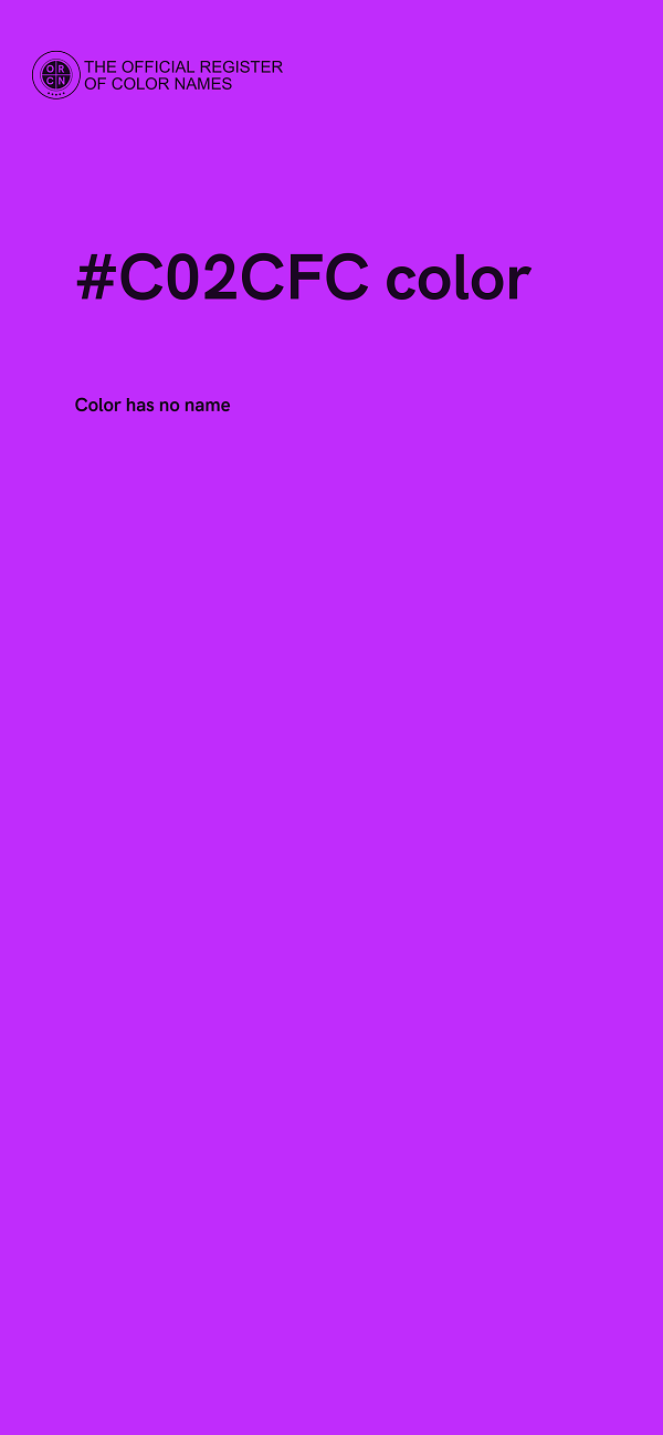 #C02CFC color image
