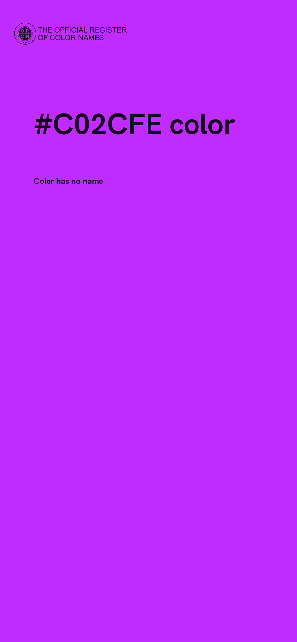 #C02CFE color image