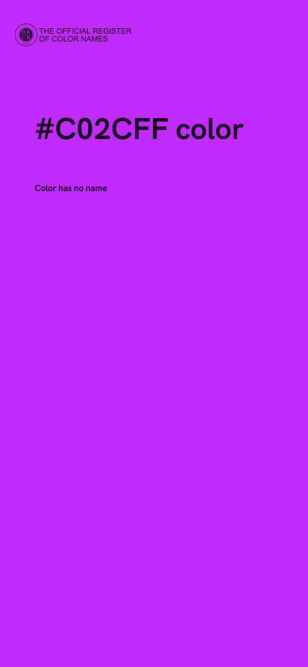#C02CFF color image