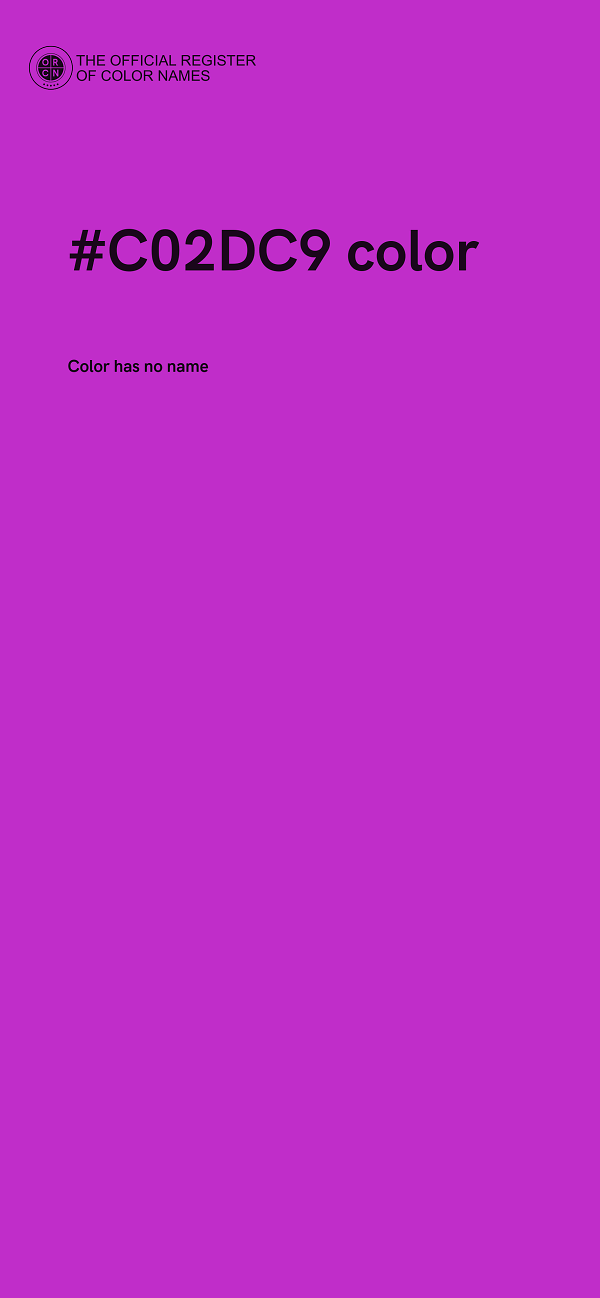 #C02DC9 color image