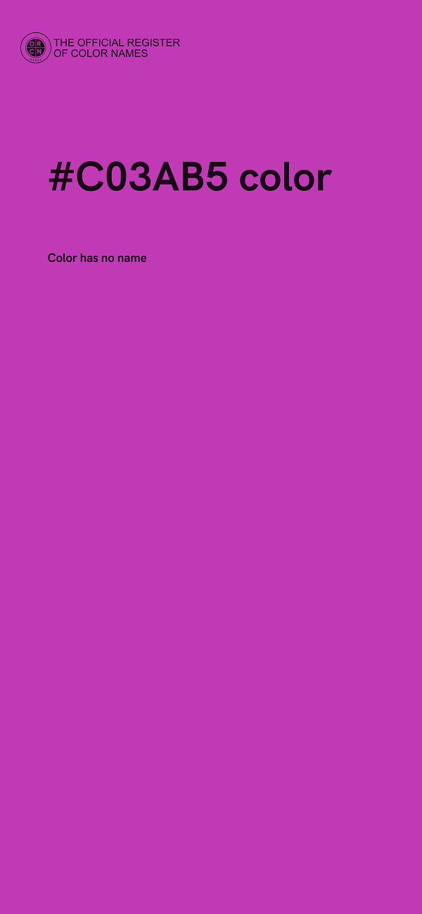 #C03AB5 color image