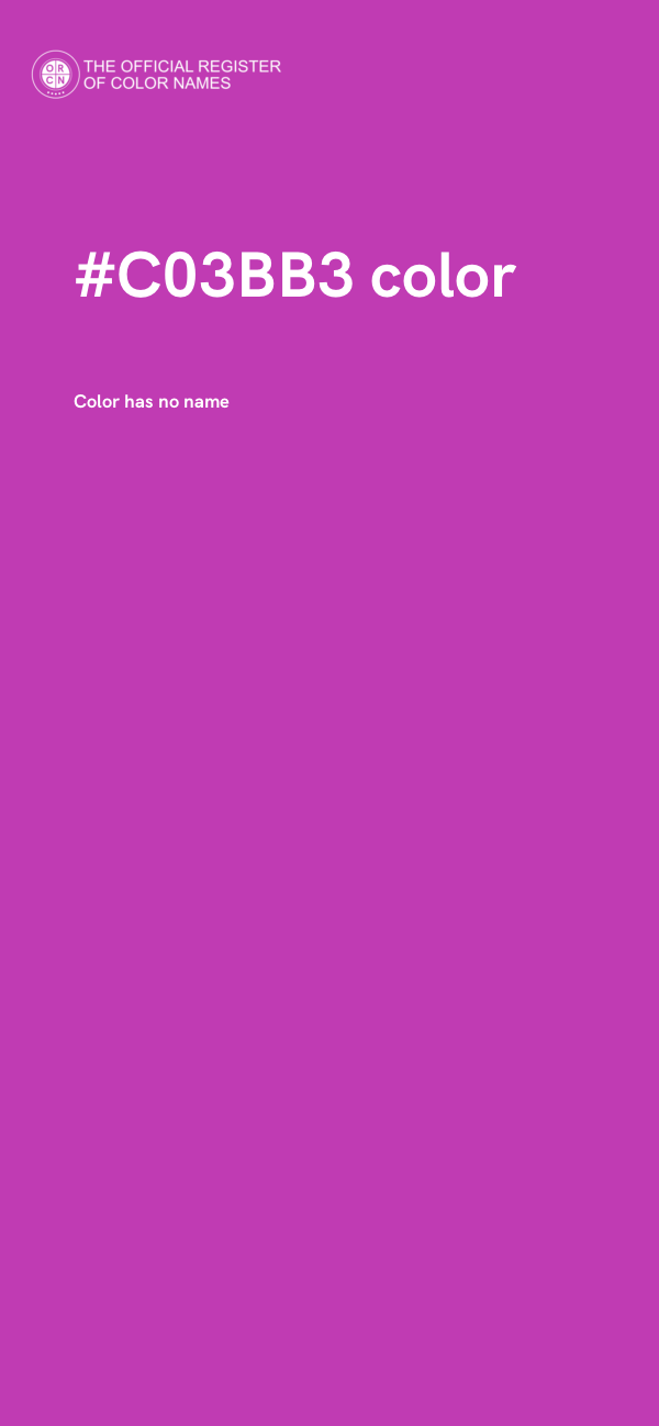 #C03BB3 color image