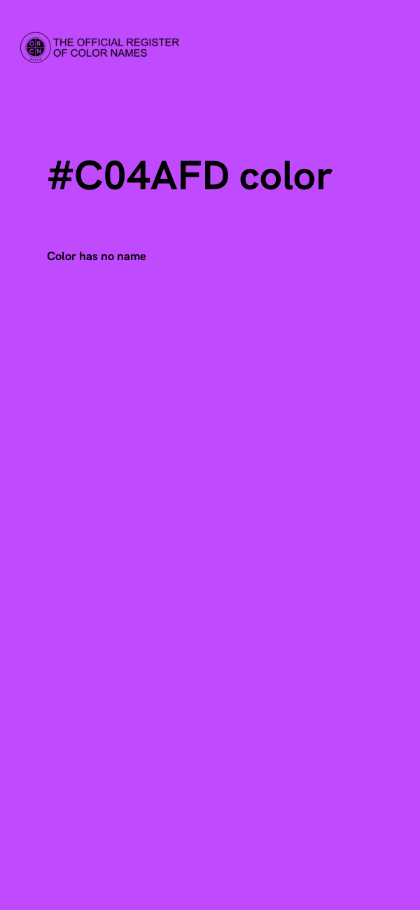 #C04AFD color image