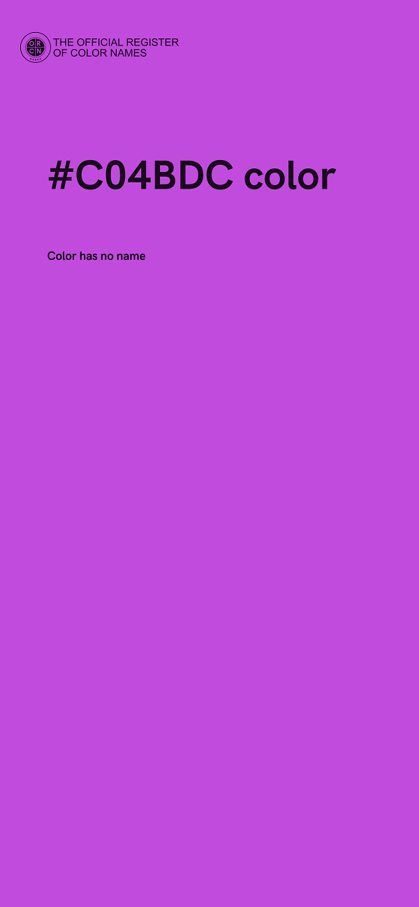 #C04BDC color image
