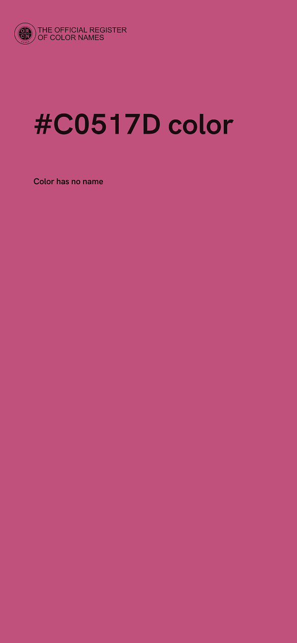 #C0517D color image