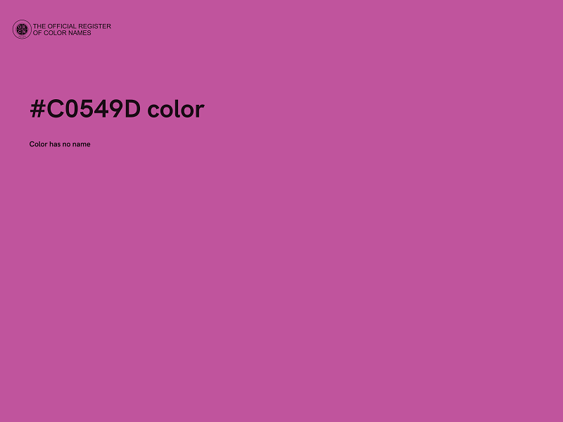 #C0549D color image