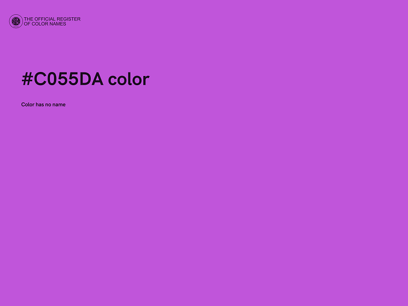 #C055DA color image