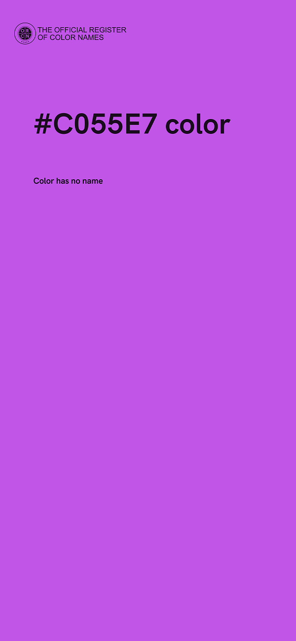 #C055E7 color image