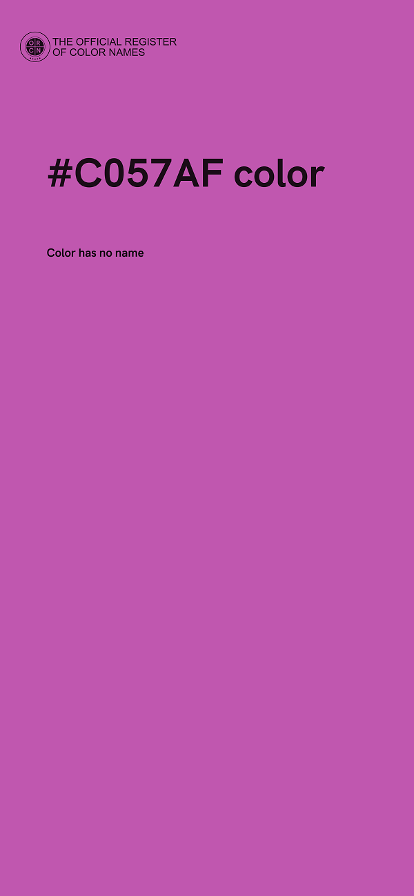 #C057AF color image