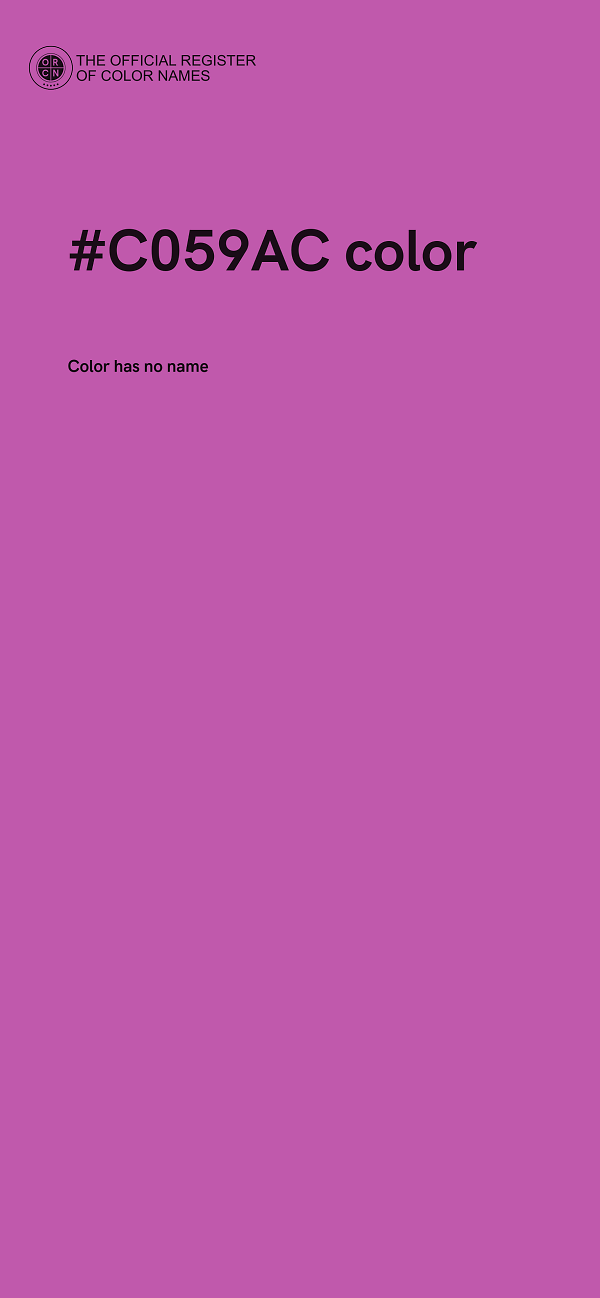 #C059AC color image