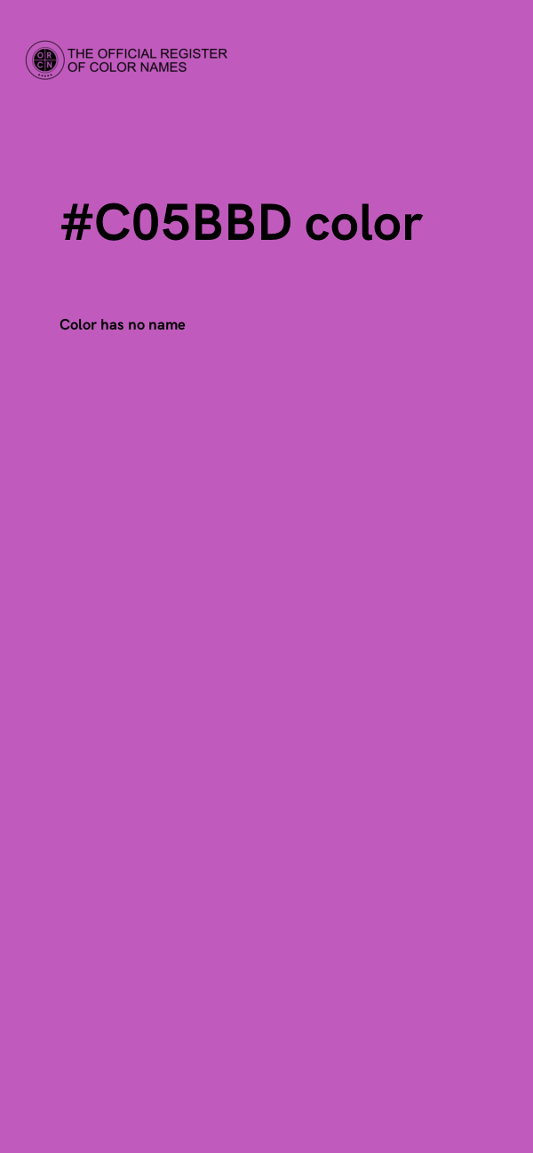 #C05BBD color image