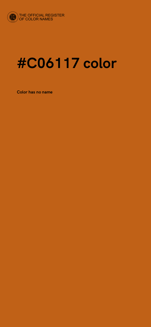 #C06117 color image