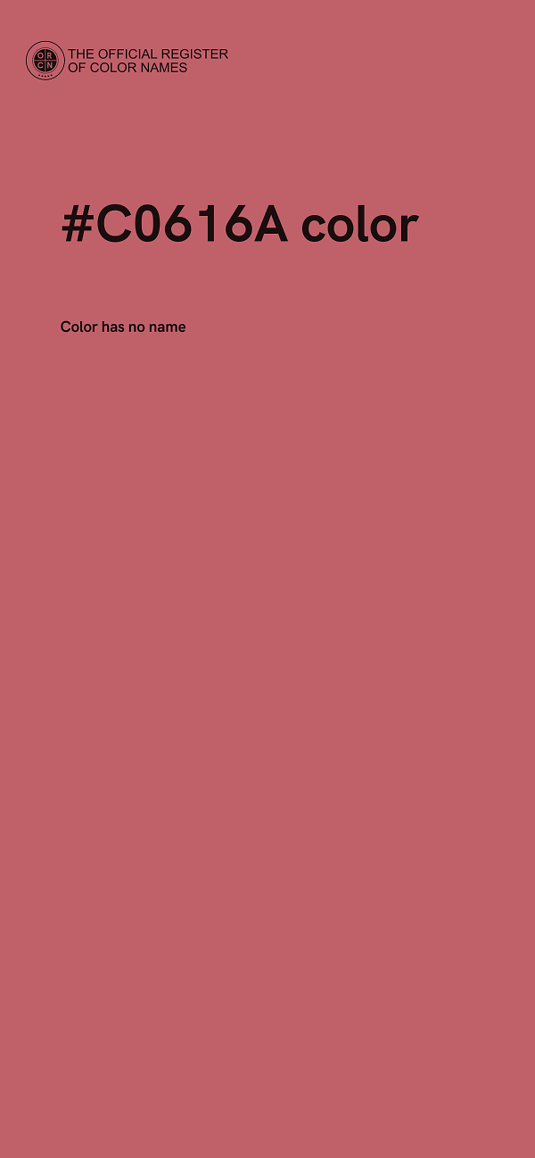 #C0616A color image