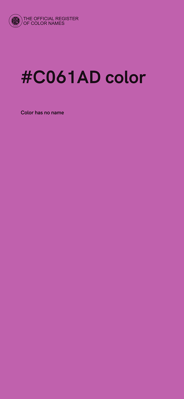 #C061AD color image