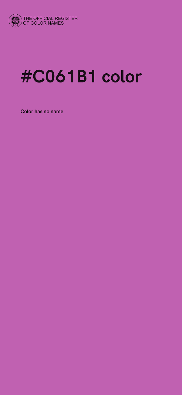 #C061B1 color image