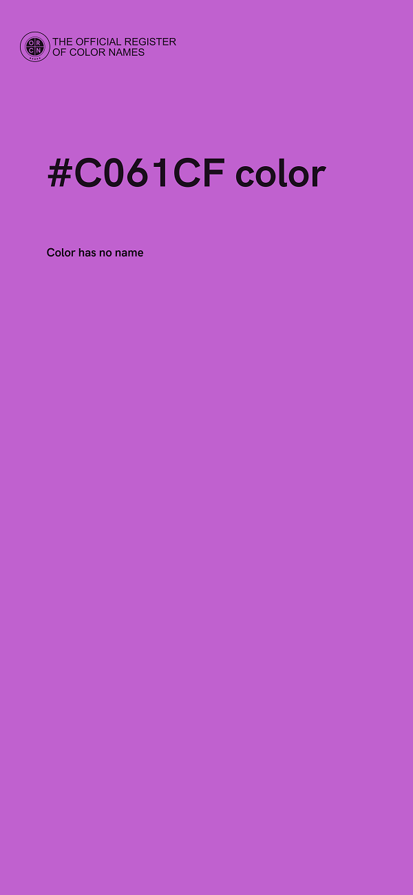 #C061CF color image