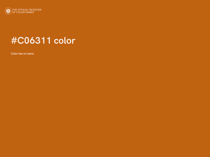 #C06311 color image
