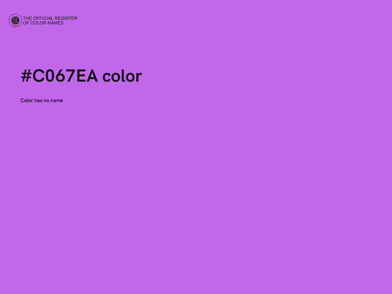 #C067EA color image