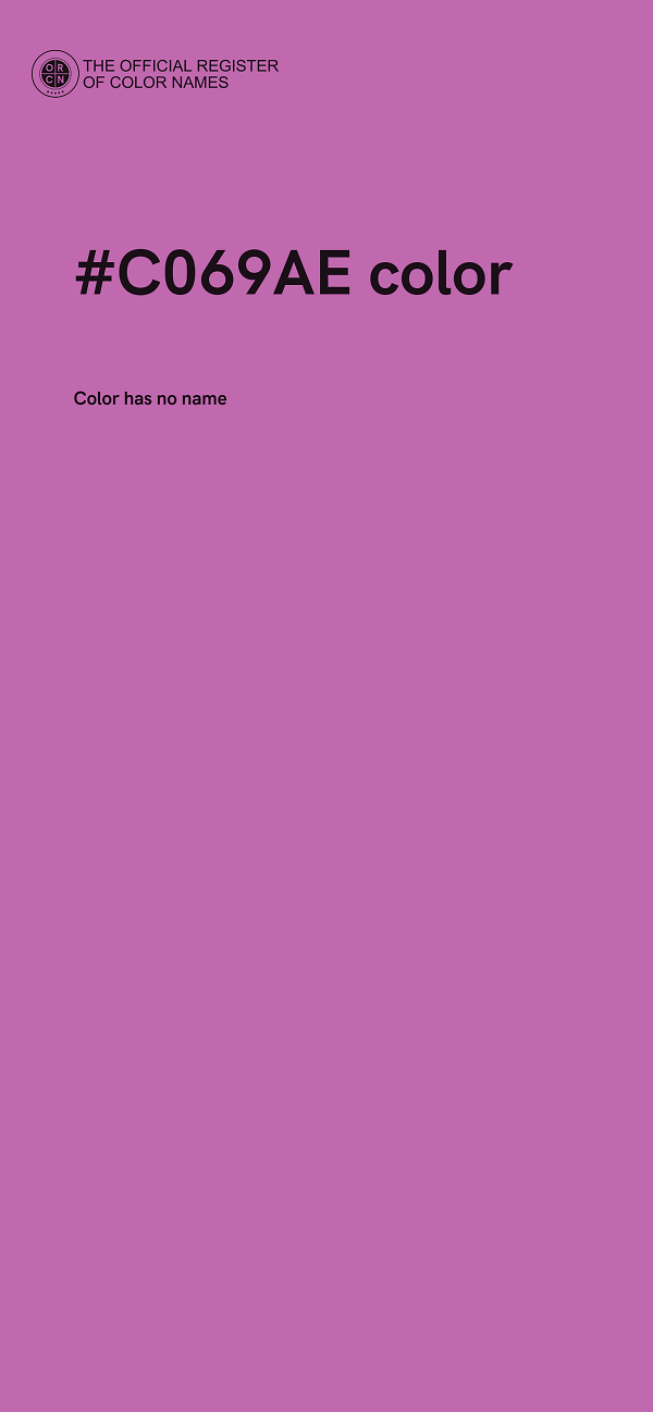 #C069AE color image