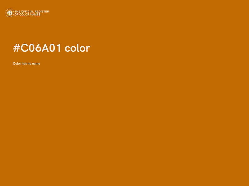 #C06A01 color image