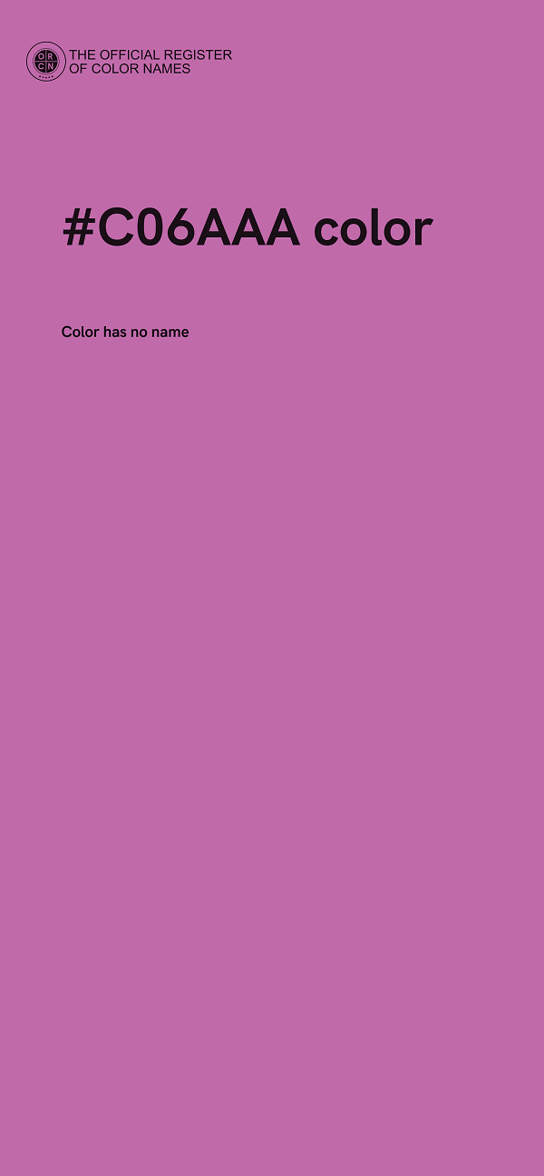 #C06AAA color image
