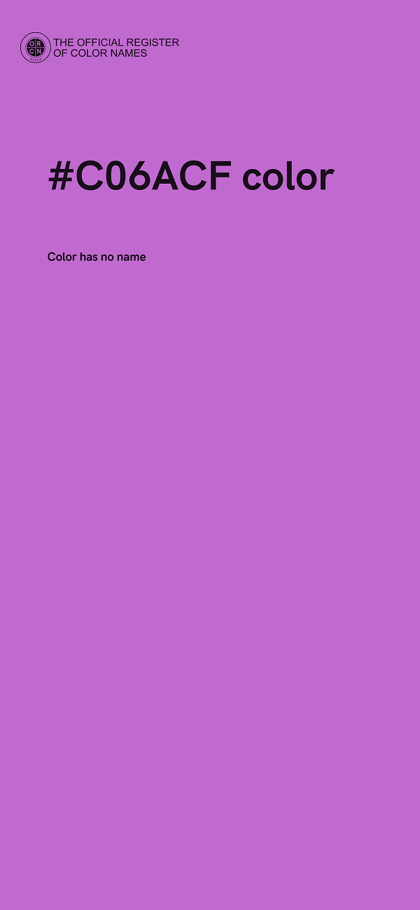 #C06ACF color image