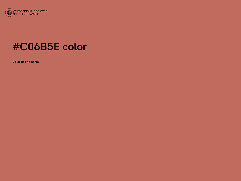 #C06B5E color image