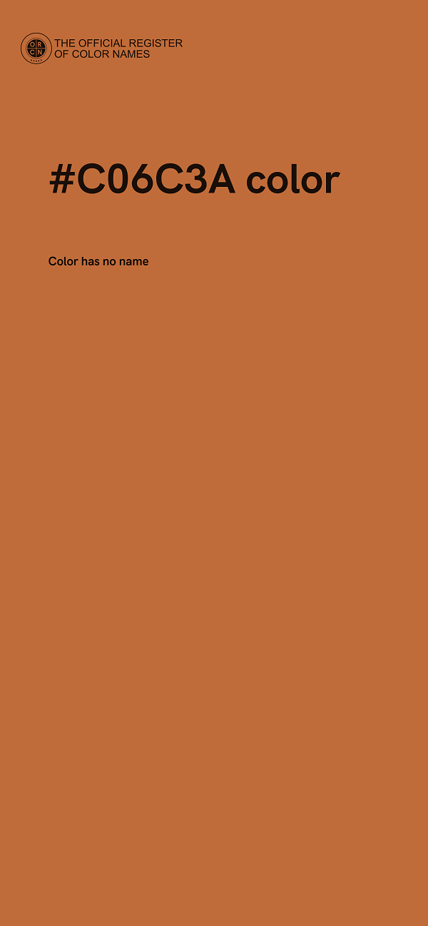 #C06C3A color image