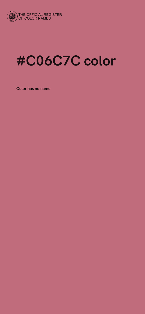 #C06C7C color image