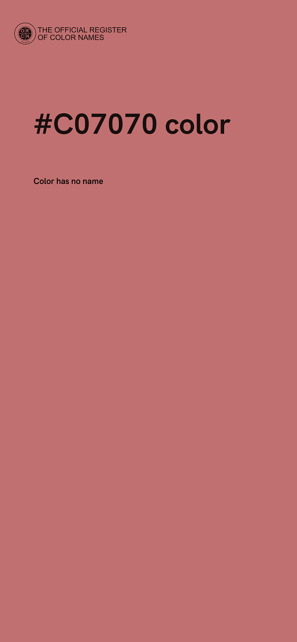 #C07070 color image