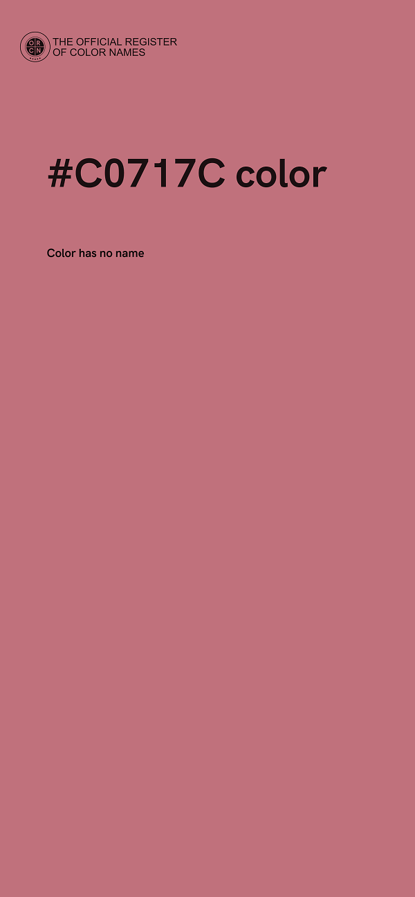 #C0717C color image