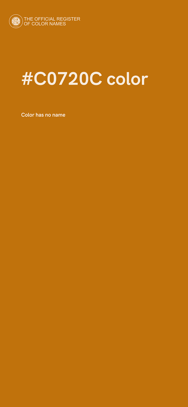 #C0720C color image