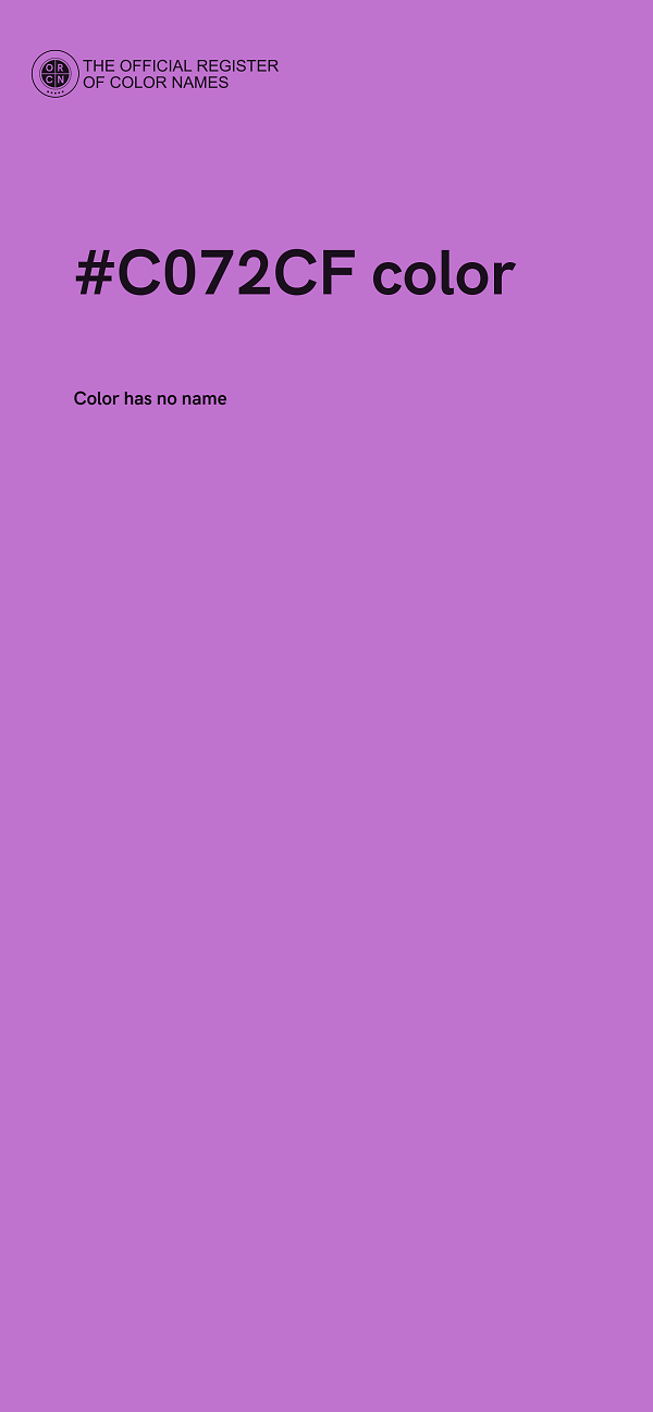 #C072CF color image