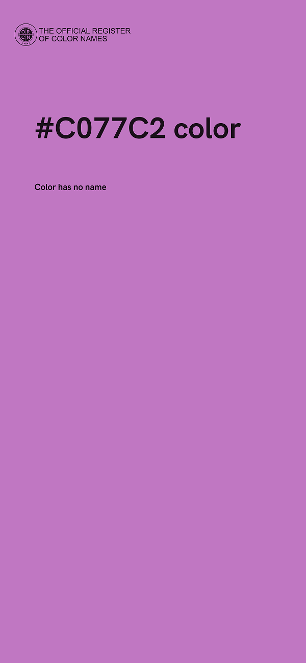 #C077C2 color image