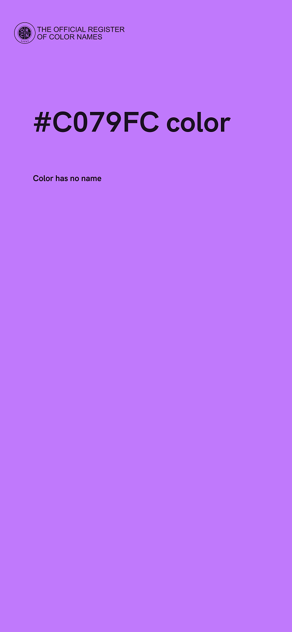 #C079FC color image