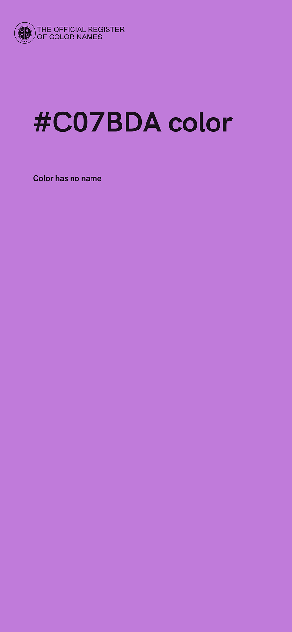 #C07BDA color image